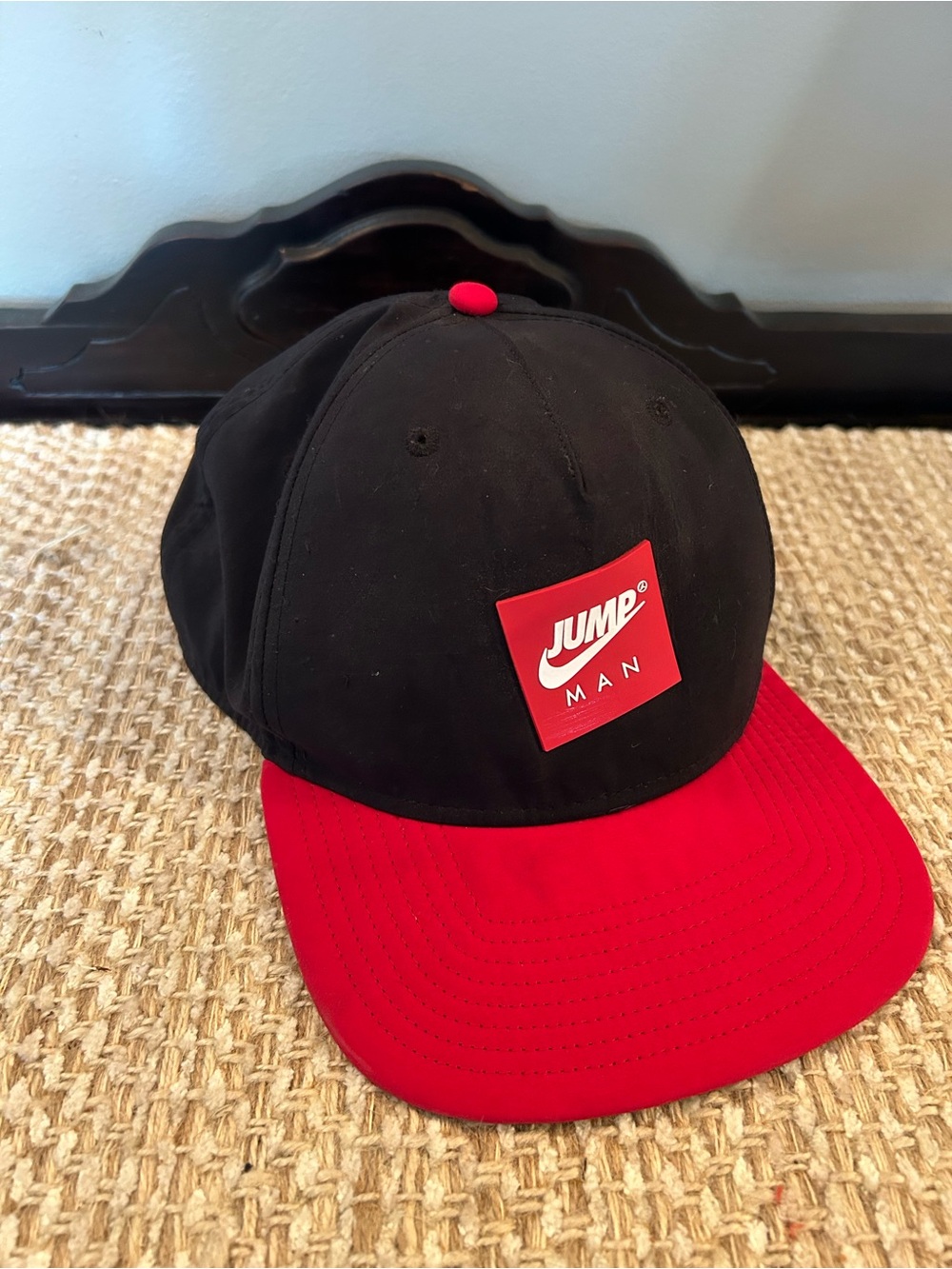 Air Jordan Pro Hat Men Black Red Jumpman Nike Snap Back Cap